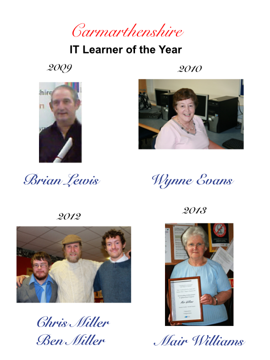 Carmarthenshire IT Learner of the Year